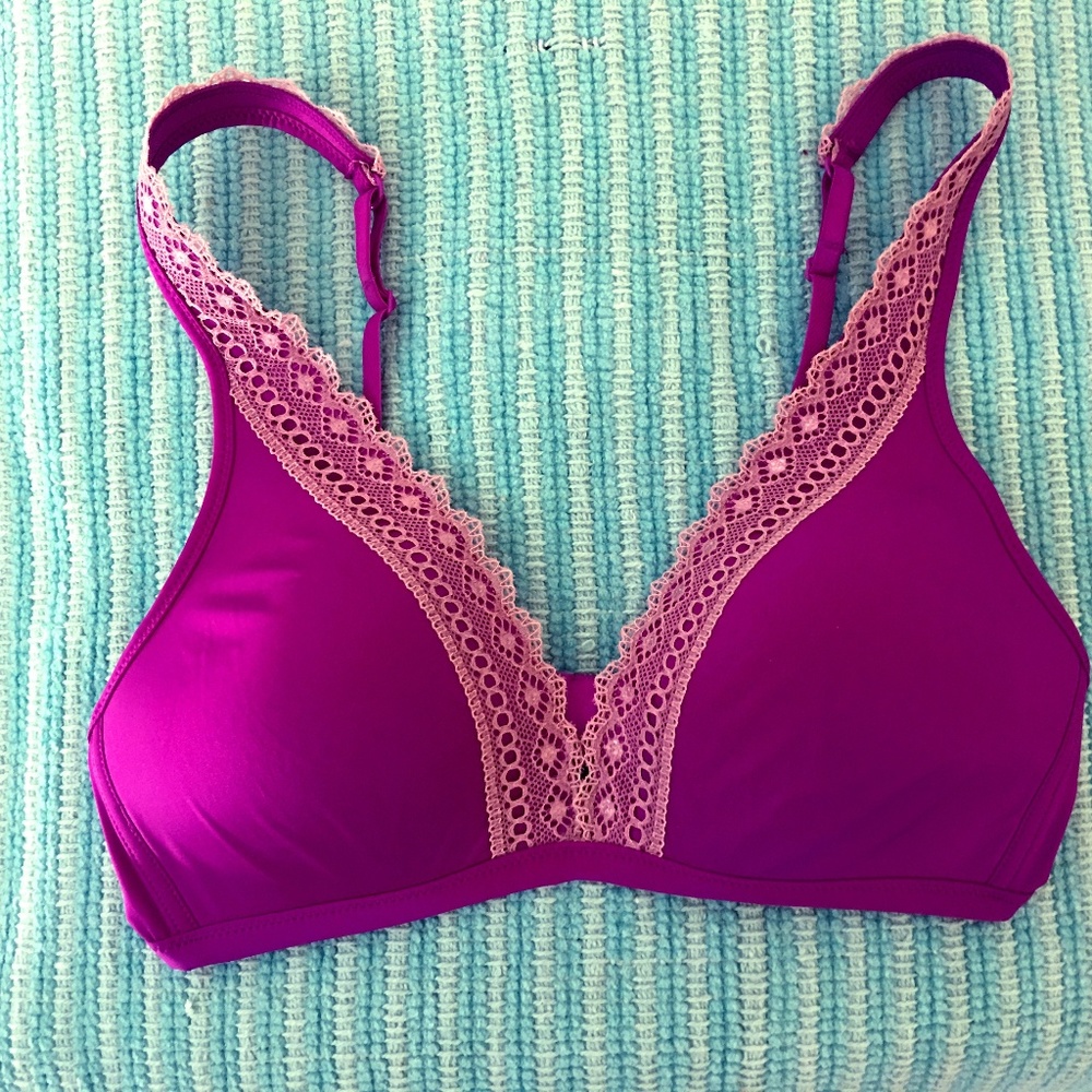 Calvin Klein Fuchsia Bra